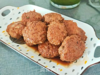 猪肉莲藕丸子的做法步骤：19
