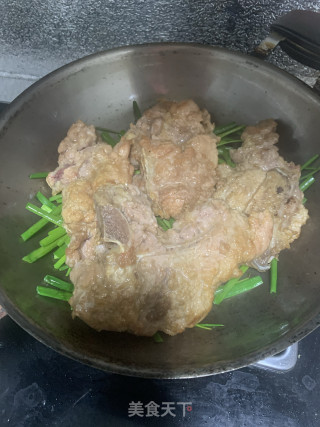 葱烤猪排的做法步骤：7
