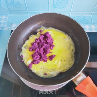 鸡蛋紫薯包的做法步骤：4