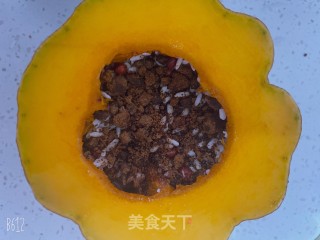 红糖糯米南瓜堡的做法步骤：3