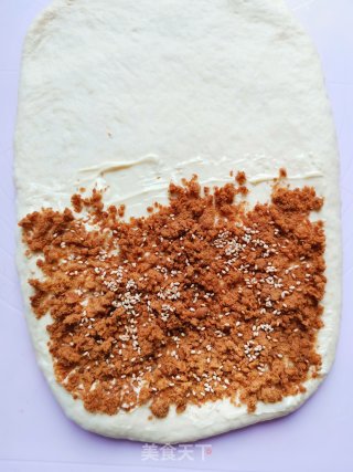 肉松芝麻香葱吐司~法帅蒸烤箱版的做法步骤：6
