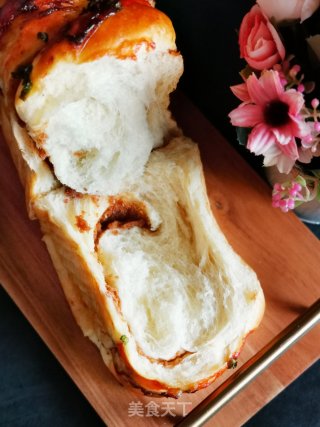 肉松芝麻香葱吐司~法帅蒸烤箱版的做法步骤：15