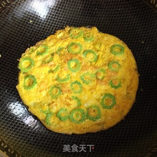 苦瓜煎蛋的做法步骤：8