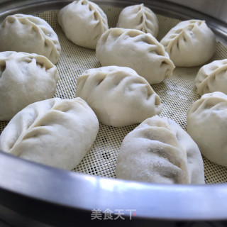 茄子青椒素包的做法步骤：9