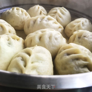茄子青椒素包的做法步骤：11