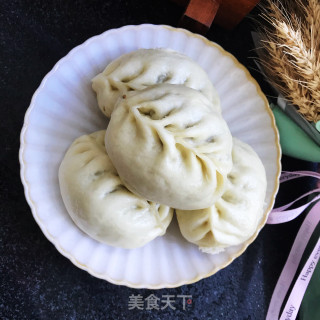 茄子青椒素包的做法步骤：13