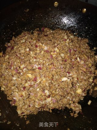 网红牛肉孜然包的做法步骤：10