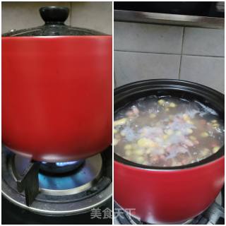 花生黄豆煲猪尾的做法步骤：8