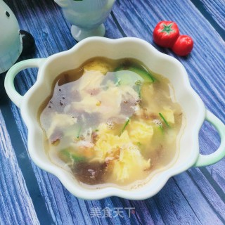 黄瓜紫菜蛋花汤的做法步骤：10