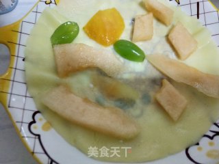 哈密瓜酸奶千层的做法步骤：5