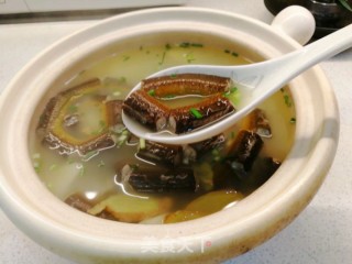 秋天第一碗补中益气汤～火腿片黄鳝汤的做法步骤：6