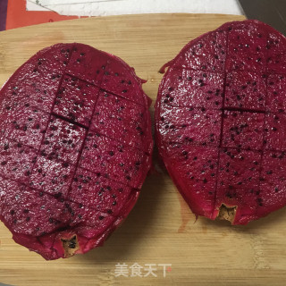 火龙果酸奶杯的做法步骤：1