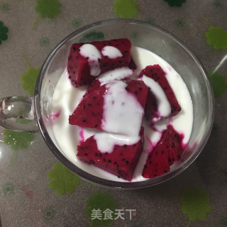 火龙果酸奶杯的做法步骤：3
