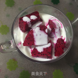 火龙果酸奶杯的做法步骤：4