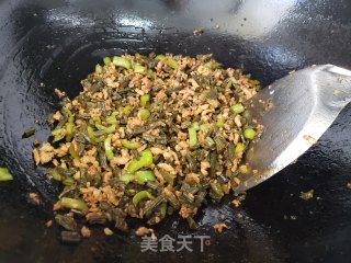 干豆角炒肉末的做法步骤：5