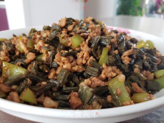 干豆角炒肉末的做法步骤：7