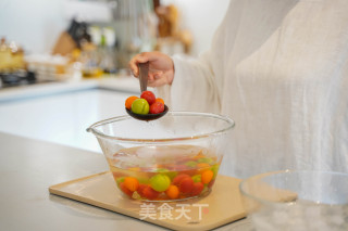 节气食单   |   处暑  百香果梅渍小番茄的做法步骤：3