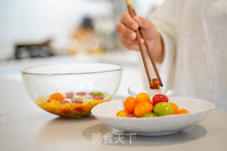 节气食单   |   处暑  百香果梅渍小番茄的做法步骤：7
