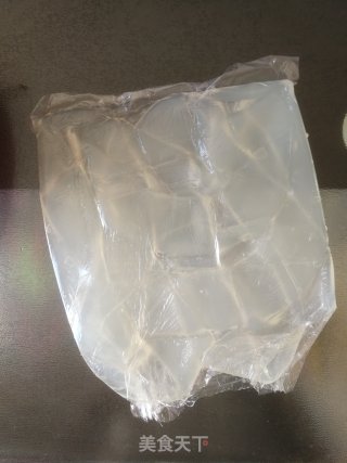 #下饭菜 # 麻酱拌粉皮的做法步骤：1