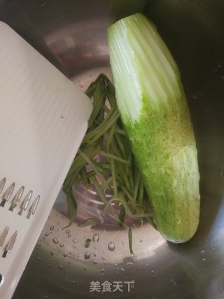 #下饭菜 # 麻酱拌粉皮的做法步骤：3