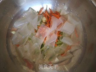 #下饭菜 # 麻酱拌粉皮的做法步骤：8