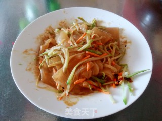 #下饭菜 # 麻酱拌粉皮的做法步骤：12