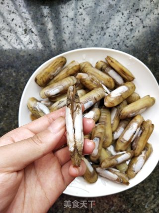 椒盐蛏的做法步骤：3