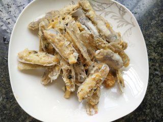椒盐蛏的做法步骤：9