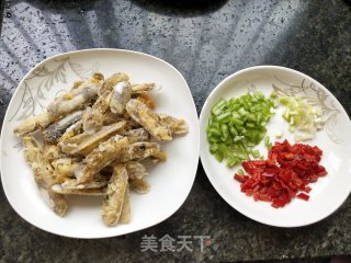 椒盐蛏的做法步骤：10