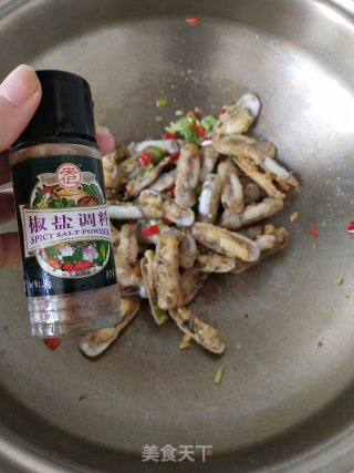 椒盐蛏的做法步骤：13