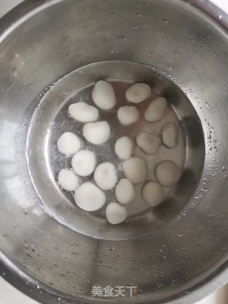 椰香芒果小圆子的做法步骤：3