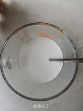 椰香芒果小圆子的做法步骤：4