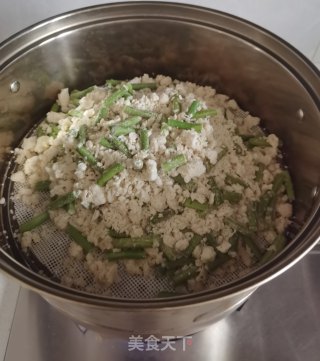 豆角馍花麦饭的做法步骤：8