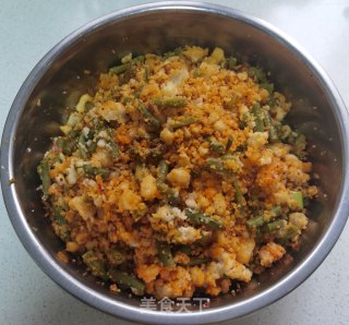 豆角馍花麦饭的做法步骤：15