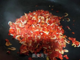 虾皮炒辣椒末的做法步骤：4