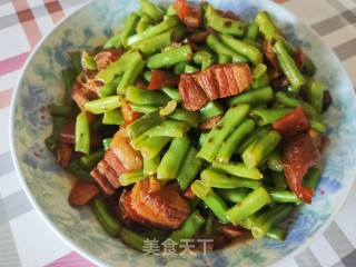 五花肉焖豆角的做法步骤：8