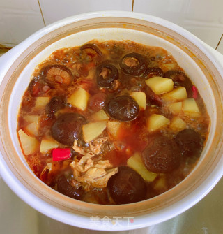 香菇土豆炖鸡的做法步骤：8