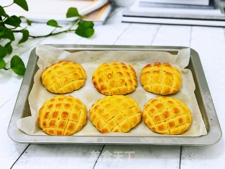 玉米葵花饼，健康粗粮法帅蒸烤箱怎么做？的做法步骤：14