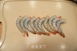 双味脆嫩炸虾排的做法步骤：2