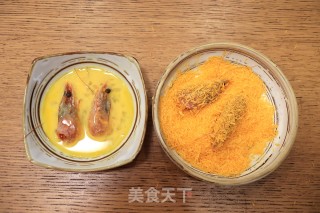 双味脆嫩炸虾排的做法步骤：9