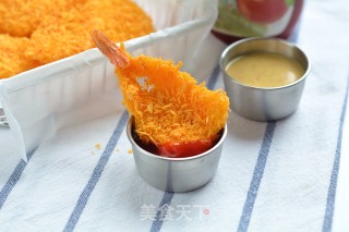 双味脆嫩炸虾排的做法步骤：11