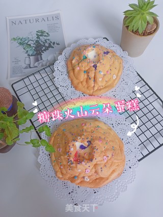 糖珠火山云朵☁️蛋糕的做法步骤：15