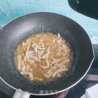 西蓝花炒肉的做法步骤：9