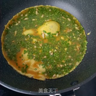 “下饭菜”韭苔滑蛋的做法步骤：8