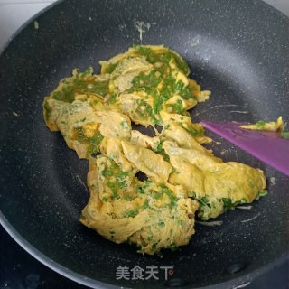 “下饭菜”韭苔滑蛋的做法步骤：9