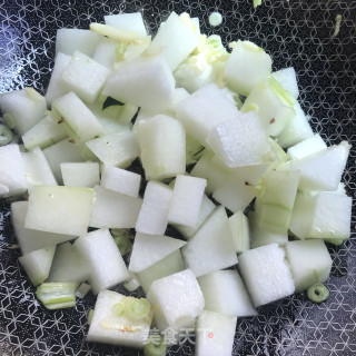 核桃油蒜香冬瓜的做法步骤：5