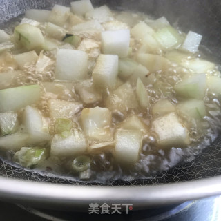 核桃油蒜香冬瓜的做法步骤：7
