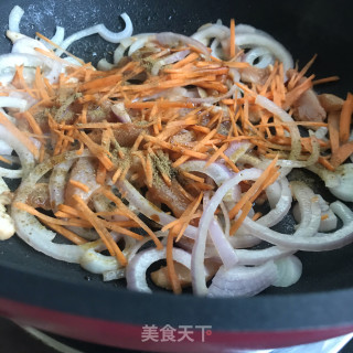 孜然炒鸡胸肉的做法步骤：8