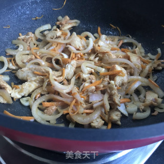 孜然炒鸡胸肉的做法步骤：9