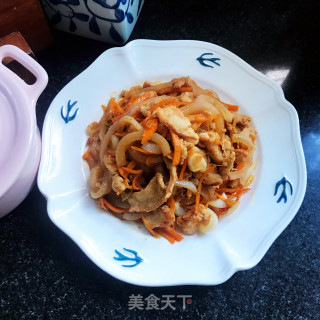 孜然炒鸡胸肉的做法步骤：10